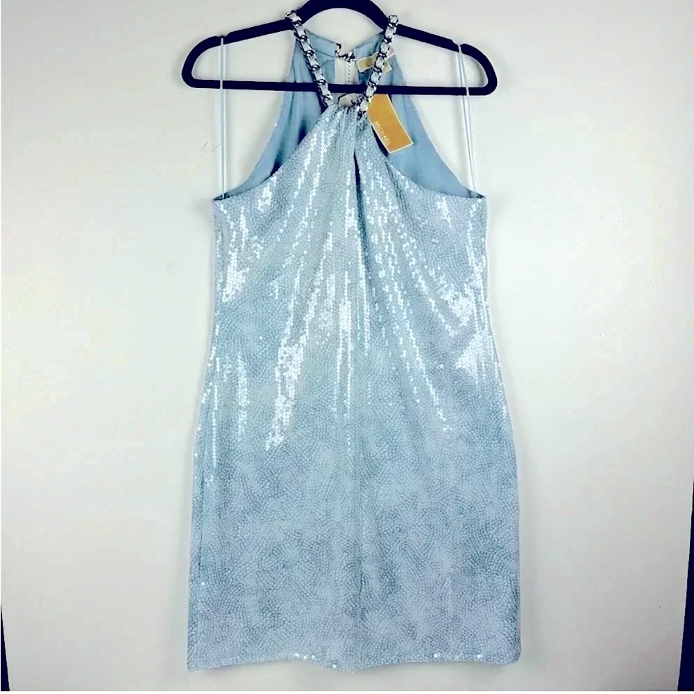 Michael Kors Sequin Halter Dress